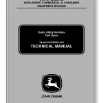 John Deere Gator Utility Vehicles Turf Gator TM1686 Technical Manual