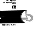 John Deere Grapple Skidder JD540-B tm1139re Technical Manual