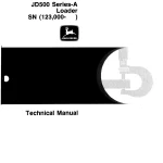 John Deere Loaders JD500 Series A SN 123000 tm1025 Technical Manual