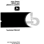 John Deere Loaders JD544 JD544-A tm1002 Technical Manual