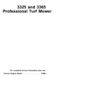 John Deere Professional Turf Mower 3325 3365 tm1427 Technical Manual