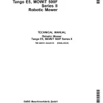 John Deere Robotic Mower Tango E5 Mowit 500F Series II 105222_4 Technical Manual