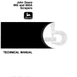 John Deere Scrapers 860 860A tm1014 Technical Manual
