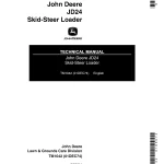 John Deere Skid Steer Loader JD24 tm1042 Technical Manual