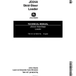 John Deere Skid Steer Loader JD24A tm1157 Technical Manual