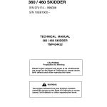 John Deere Skidders 360 460 TMF434422 Technical Manual