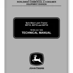John Deere Spin Steer Lawn Tractor SST15 SST16 SST18 tm1908 Technical Manual