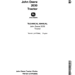 John Deere Tractors 2030 tm1051 Technical Manual