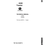 John Deere Tractors 4440 tm1182 Technical Manual