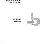 John Deere Tractors & Loaders JD301-A tm1088 Technical Manual