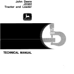 John Deere Tractors & Loaders JD302 tm1089 Technical Manual