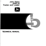 John Deere Tractors & Loaders JD401-B tm1091 Technical Manual
