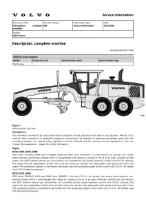 G976 Volvo Motor Graders Service Manual