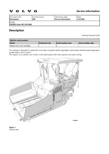 P8820D Volvo Tracked Pavers Service Manual