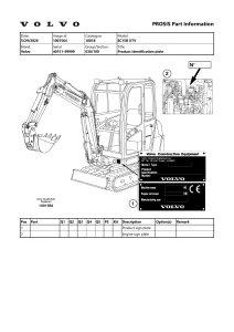 EC15B XTV Volvo Compact Excavators Part Manual1