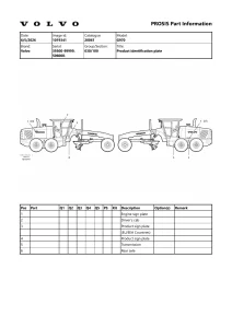 G970 Volvo Motor Graders Part Manual1