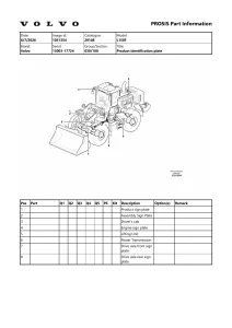 L150F Volvo Wheel Loaders Part Manual1