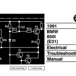 1991 BMW 850i Electrical Troubleshooting Manual