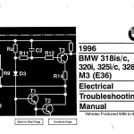 1996 BMW 318is c 320i 325i c 328i c Electrical Troubleshooting Manual