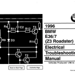 1996 BMW Z3 Roadster Electrical Troubleshooting Manual