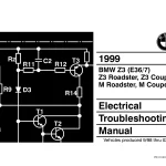 1999 BMW Z3 – M Roadster – Z3 – M Coupe Electrical Troubleshooting Manual