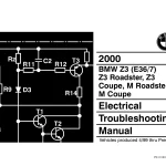 2000 BMW Z3 – M Roadster – Z3 – M Coupe Electrical Troubleshooting Manual